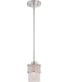 Nuvo Lighting 60/4688 Fusion 1 Light Mini Pendant with Frosted Glass