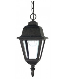 Nuvo Lighting 60/489 Briton 1 Light 10 inch Hanging Lantern with Clear Glass