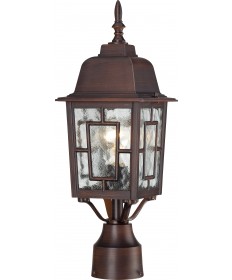 Nuvo Lighting 60/4928 Banyan 1 Light 17" Outdoor Post with Clear Water