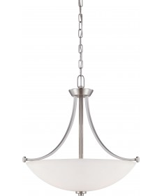 Nuvo Lighting 60/5016 Bentley 3 Light Pendant with Frosted Glass