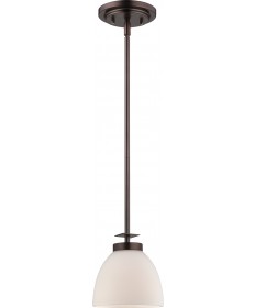 Nuvo Lighting 60/5115 Bentley 1 Light Mini Pendant with Frosted Glass