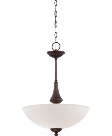 Nuvo Lighting 60/5138 Patton 3 Light Pendant with Frosted Glass