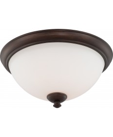 Nuvo Lighting 60/5141 Patton 3 Light Flush Fixture with Frosted Glass