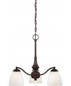 Nuvo Lighting 60/5142 Patton 3 Light Chandelier (Arms Down) with