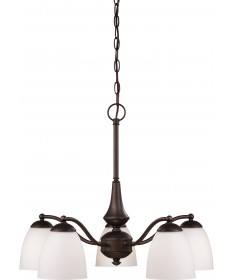 Nuvo Lighting 60/5143 Patton 5 Light Chandelier (Arms Down) with