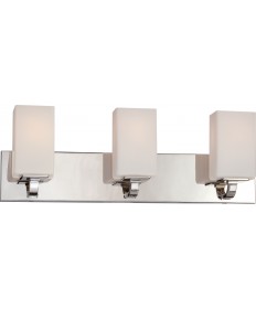 Nuvo Lighting 60/5183 Vista 3 Light Vanity Fixture with Etched Opal