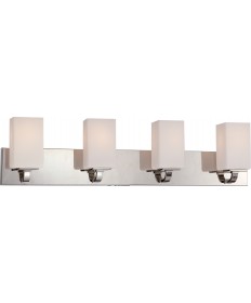 Nuvo Lighting 60/5184 Vista 4 Light Vanity Fixture with Etched Opal