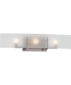 Nuvo Lighting 60/5187 Yogi 3 Light Halogen Vanity Fixture with Frosted