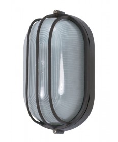 Nuvo Lighting 60/525 1 Light 10 inch Oval Cage Bulk Head Die Cast Bulk Head