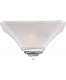 Nuvo Lighting 60/5373 Parker 1 Light Wall Sconce Polished Chrome with