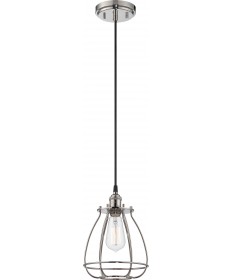 Nuvo Lighting 60/5401 Vintage 1 Light Caged Pendant Vintage Lamp