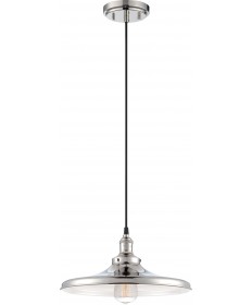 Nuvo Lighting 60/5406 Vintage 1 Light Pendant with Matching Shade