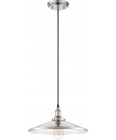 Nuvo Lighting 60/5409 Vintage 1 Light Pendant with Matching Shade