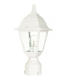 Nuvo Lighting 60/546 Briton 1 Light 14 inch Post Lantern with Clear Glass