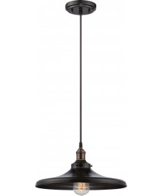 Nuvo Lighting 60/5506 Vintage 1 Light Pendant with Matching Shade
