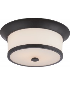 Nuvo Lighting 60/5560 Mobili 2 Light Flush Fixture with Satin White