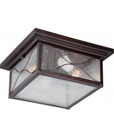 Nuvo Lighting 60/5616 Vega 2 Light Outdoor Flush Fixture with Clear