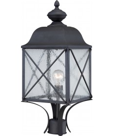 Nuvo Lighting 60/5625 Wingate 1 Light Outdoor Post Fixture with Clear