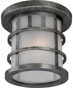 Nuvo Lighting 60/5636 Manor 2 Light Outdoor Flush Fixture with Frosted