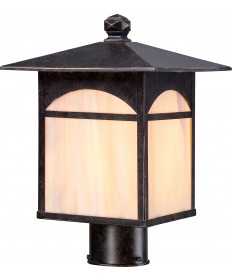 Nuvo Lighting 60/5655 Canyon 1 Light Outdoor Post Fixture with Honey