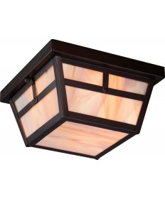 Nuvo Lighting 60/5676 Tanner 2 Light Outdoor Flush Fixture with Honey