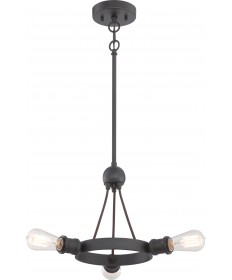 Nuvo Lighting 60/5723 Paxton 3 Light Pendant Fixture Includes 40W A19