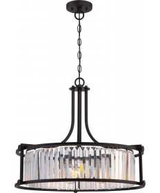 Nuvo Lighting 60/5771 Krys 4 Light Crystal Pendant with 60w Vintage