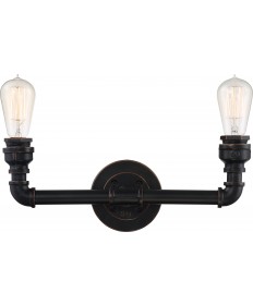 Nuvo Lighting 60/5792 Iron 2 Light Vanity Fixture