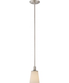 Nuvo Lighting 60/5828 Laguna 1 Light Mini Pendant with White Glass