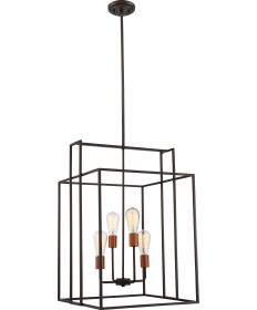 Nuvo Lighting 60/5853 Lake 4 Light 19" Square Pendant