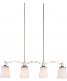 Nuvo Lighting 60/5875 Laguna 4 Light Island Pendant Brushed Nickel