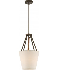 Nuvo Lighting 60/5897 3 Light Seneca 12" Pendant Mahogany Bronze