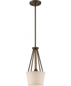 Nuvo Lighting 60/5898 1 Light Seneca Mini Pendant Mahogany Bronze