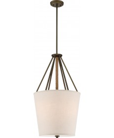 Nuvo Lighting 60/5899 3 Light Seneca 17" Pendant Mahogany Bronze