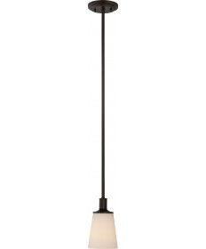 Nuvo Lighting 60/5928 Laguna 1 Light Mini Pendant with White Glass