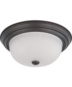 Nuvo Lighting 60/6011 2 Light 13" Flush Mount with Frosted White Glass