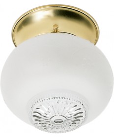 Nuvo Lighting 60/6029 1 Light 6" Ceiling Fixture Clear Bottom Squat