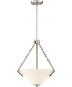 Nuvo Lighting 60/6247 Nome 2 Light Pendant Fixture Brushed Nickel