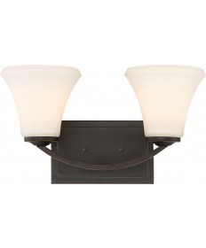 Nuvo Lighting 60/6302 Fawn 2 Light Vanity Fixture Mahogany Bronze