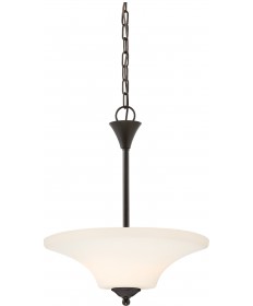 Nuvo Lighting 60/6307 Fawn 2 Light Pendant Fixture Mahogany Bronze