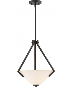 Nuvo Lighting 60/6347 Nome 2 Light Pendant Fixture Mahogany Bronze
