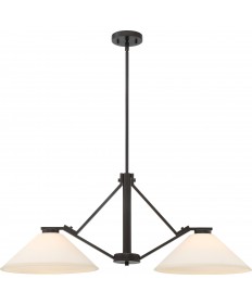 Nuvo Lighting 60/6348 Nome 2 Light Island Pendant Fixture Mahogany
