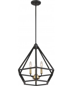 Nuvo Lighting 60/6362 Orin 3 Light Pendant Fixture Aged Bronze With