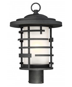 Nuvo Lighting 60/6406 Lansing 1 Light Outdoor Post Lantern With Etched