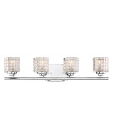 Nuvo Lighting 60/6444 Votive 4 Light Vanity With Clear Glass