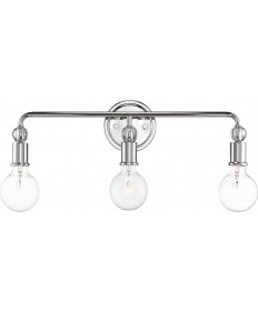 Nuvo Lighting 60/6563 Bounce 3 Light Vanity Polished Nickel Finish