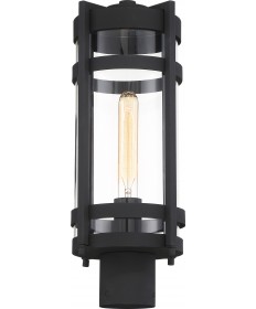 Nuvo Lighting 60/6575 Tofino 1 Light Post Lantern Textured Black
