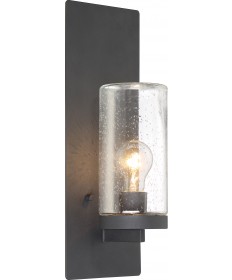 Nuvo Lighting 60/6578 Indie 1 Light Large Wall Sconce Textured Black