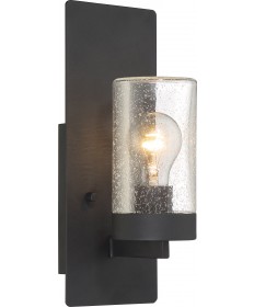 Nuvo Lighting 60/6579 Indie 1 Light Small Wall Sconce Textured Black