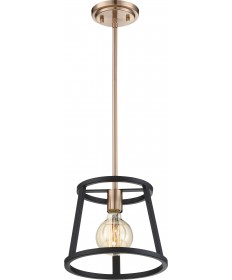 Nuvo Lighting 60/6641 Chassis 1 Light Mini Pendant Fixture Copper